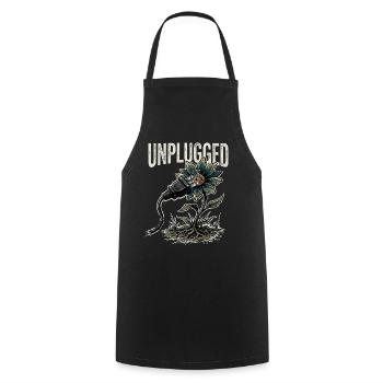 Close to nature - Cooking Apron - black - Front - AI Model Male 185 dark (185cm)