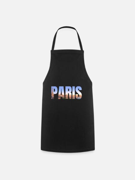 Paris City - Kochschürze - Schwarz