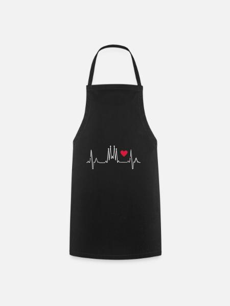 J'aime Barcelone - Tablier de cuisine - noir
