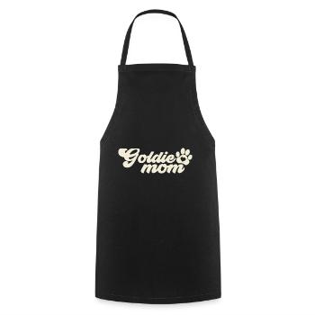 English Cream Golden Retriever Mom Mistress Mama - Cooking Apron - black - Front - AI Model Male 185 dark (185cm)