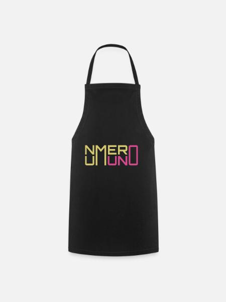 Numero Uno Nummer eins - Kochschürze - Schwarz