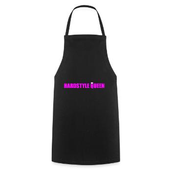 Hardstyle Techno Rave Music Party Hardstyle Queen - Cooking Apron - black - Front - AI Model Male 185 dark (185cm)