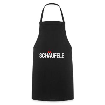 Schäufele - Kochschürze - Schwarz - Vorne - AI Model Male 185 dark (185cm)