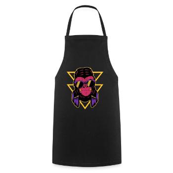 Gorilla Cool - Cooking Apron - black - Front - AI Model Male 185 dark (185cm)