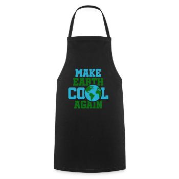 Protection de l'environnement protection du climat nature terre - Tablier de cuisine - noir - Devant - AI Model Male 185 dark (185cm)