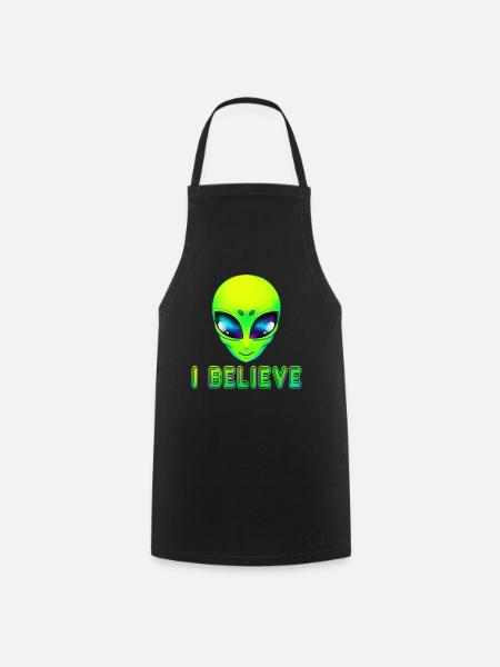 Alien aliens - Cooking Apron - black