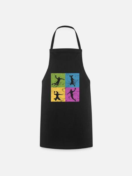 HANDBALL handball sport - Tablier de cuisine - noir