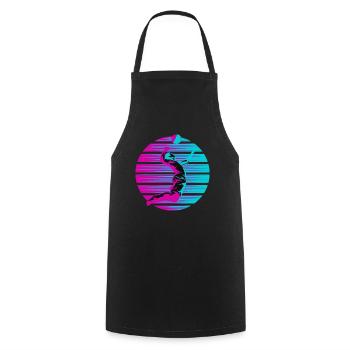 Volleyball player beach volleyball sport - Cooking Apron - black - Front - AI Model Male 185 dark (185cm)