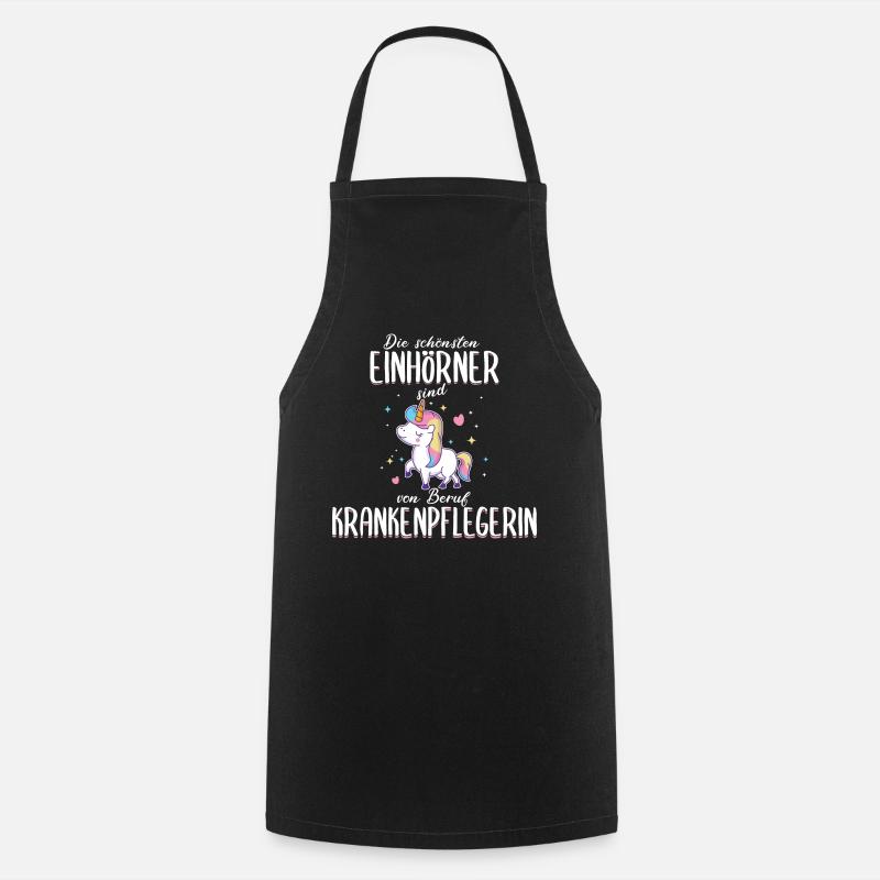 Infirmière infirmière disant - Tablier de cuisine - noir