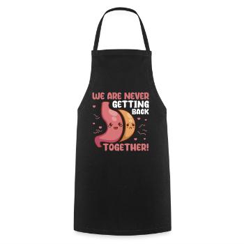 We are never getting back together - Cooking Apron - black - Front - AI Model Male 185 dark (185cm)