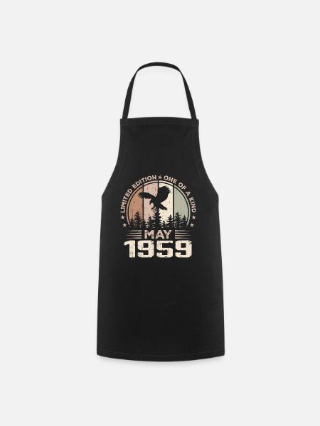 Unvergleichlich seit Mai 1959, 65. Jahrestag - Kochschürze - Schwarz