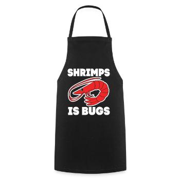 Shrimp - Cooking Apron - black - Front - AI Model Male 185 dark (185cm)