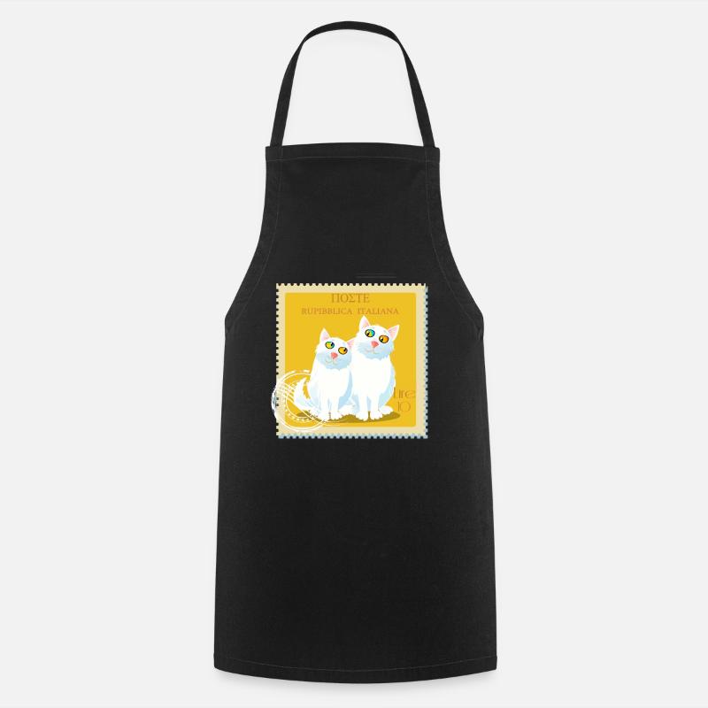 ITALIAN POST - Cooking Apron - black