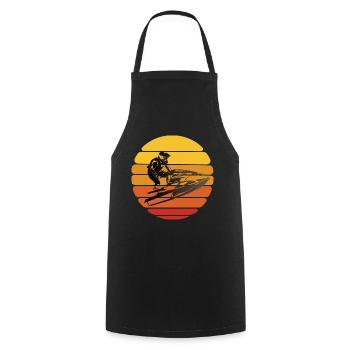 Jet Ski Design TShirt - Kochschürze - Schwarz - Vorne - AI Model Male 185 dark (185cm)