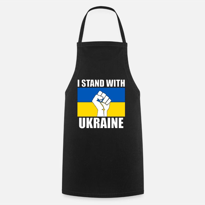 Ukraine - Cooking Apron - black