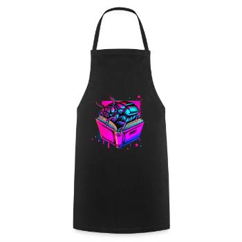 Smart Bug - Cooking Apron - black - Front - AI Model Male 185 dark (185cm)