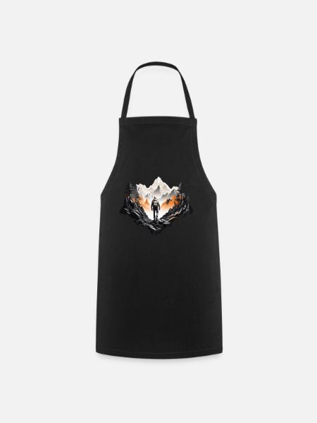 OUTDOOR SURVIVAL BUSHCRAFT HIKER HIKING - Cooking Apron - black