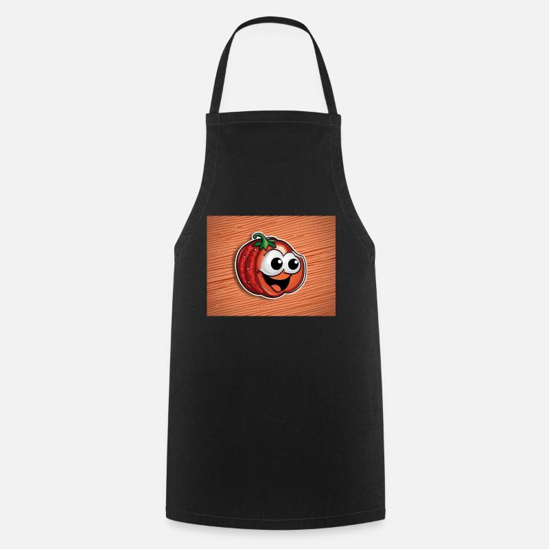 Pepperoni - Cooking Apron - black