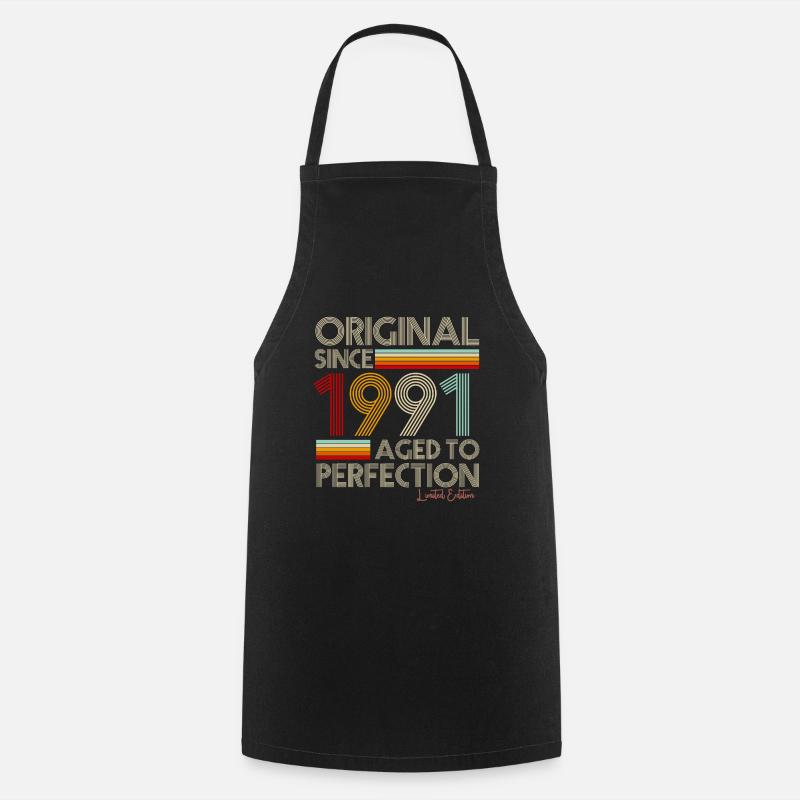 1991 - Kochschürze - Schwarz