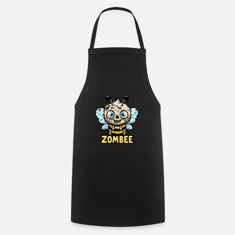 ZomBee - L'Abeille Zombie - Tablier de cuisine - noir