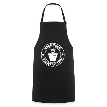 Les capitalistes - Tablier de cuisine - noir - Devant - AI Model Male 185 dark (185cm)