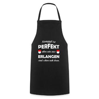 The Franconians from Erlangen - Cooking Apron - black - Front - AI Model Male 185 dark (185cm)