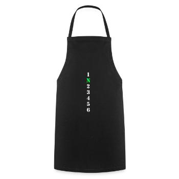Gear shift - Motorcycle / Gears / Car / Switching - Cooking Apron - black - Front - AI Model Male 185 dark (185cm)
