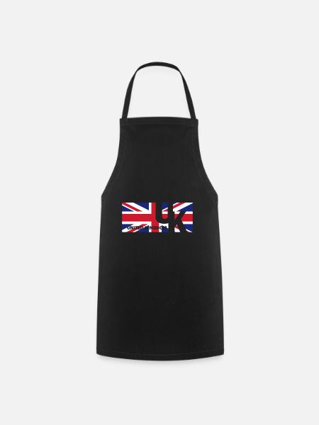 Drapeau anglais drapeau cadeau anglais - Tablier de cuisine - noir