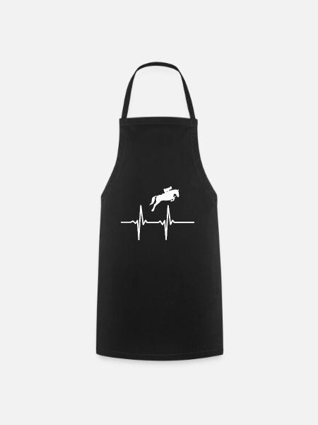 Cavalier cavalier dressage cavalier - Tablier de cuisine - noir