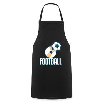 Street Soccer Footballer Soccer Game Gift - Cooking Apron - black - Front - AI Model Male 185 dark (185cm)