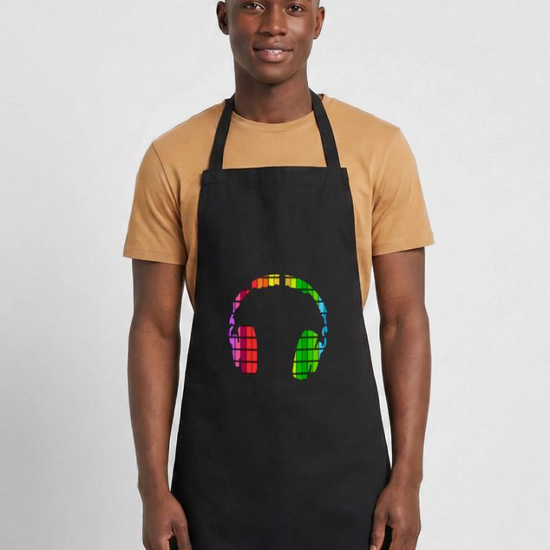 Headset, Kopfhörer, DJ, Equalizer, Geschenk, Disco Kochschürze