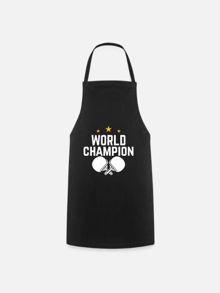 Table tennis table tennis - Cooking Apron - black