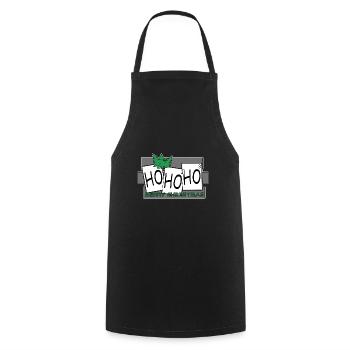 Christmas Christmas Christmas Christmas - Cooking Apron - black - Front - AI Model Male 185 dark (185cm)