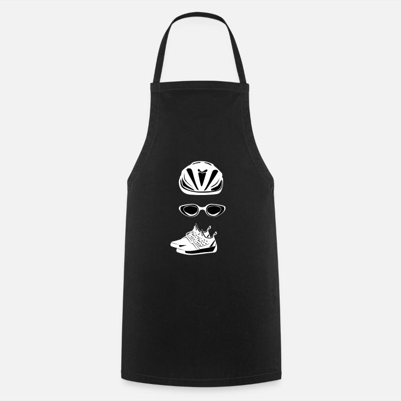 Triathlon - Tablier de cuisine - noir