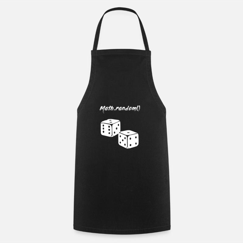 Random Math.random () cube programmer - Cooking Apron - black