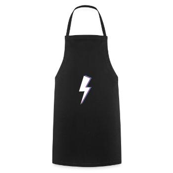 Cadeau de style rétro rétro Blitz - Tablier de cuisine - noir - Devant - AI Model Male 185 dark (185cm)