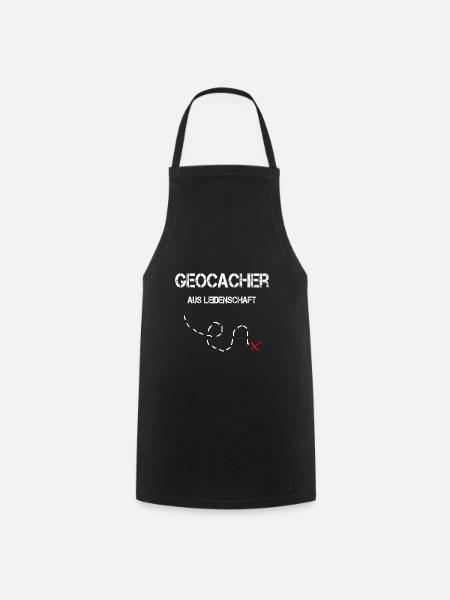 Geocacher Geocaching - Kochschürze - Schwarz