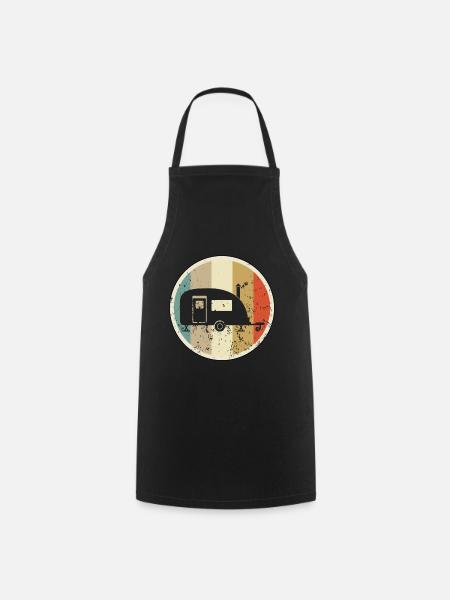 Wohnwagen Camping - Kochschürze - Schwarz