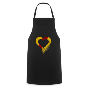 My bathing - Cooking Apron - black - Front - AI Model Male 185 dark (185cm)
