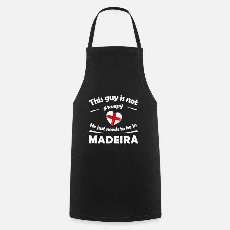 At home in Madeira - Cooking Apron - black