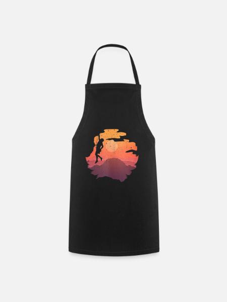 Climbing rock climbing climber - Tablier de cuisine - noir