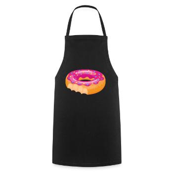 Donuts - Tablier de cuisine - noir - Devant - AI Model Male 185 dark (185cm)
