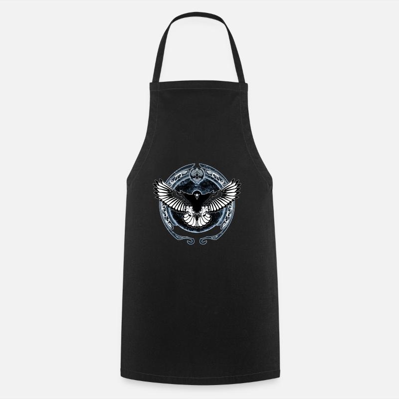 Celtic falcon - Cooking Apron - black