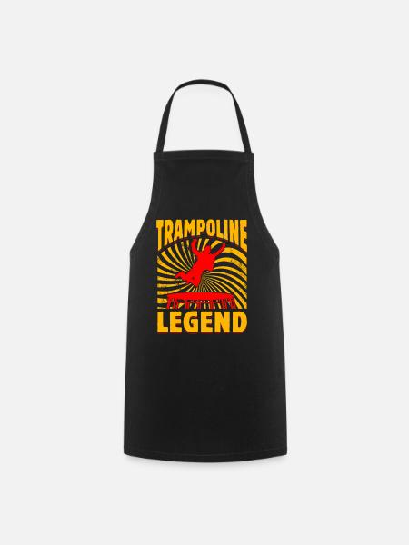 Trampolin-Legende - Kochschürze - Schwarz