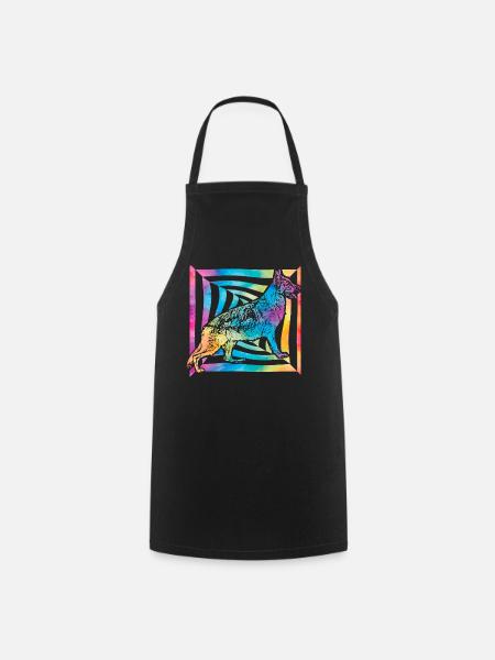 Berger allemand - Tablier de cuisine - noir