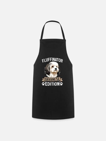 Fluffinator Havanese Edition - Kochschürze - Schwarz
