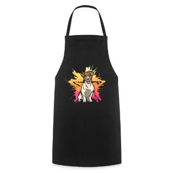 Jack Russell - Cooking Apron - black - Front - AI Model Male 185 dark (185cm)
