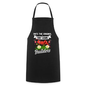 Les fourmis, les premiers constructeurs de petites maisons - Tablier de cuisine - noir - Devant - AI Model Male 185 dark (185cm)