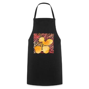 fourmi - Tablier de cuisine - noir - Devant - AI Model Male 185 dark (185cm)