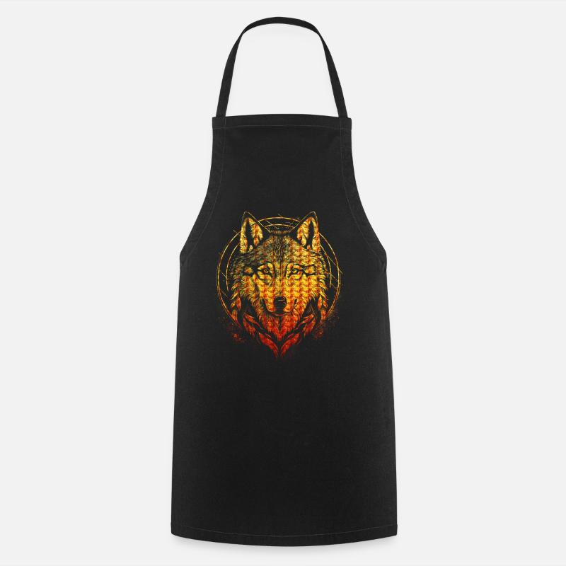 Loup - Tablier de cuisine - noir